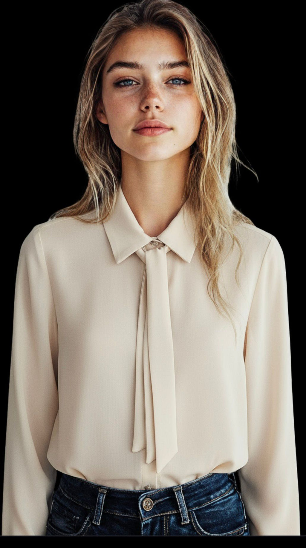 CAMICIA CON CRAVATTA DI RASO
