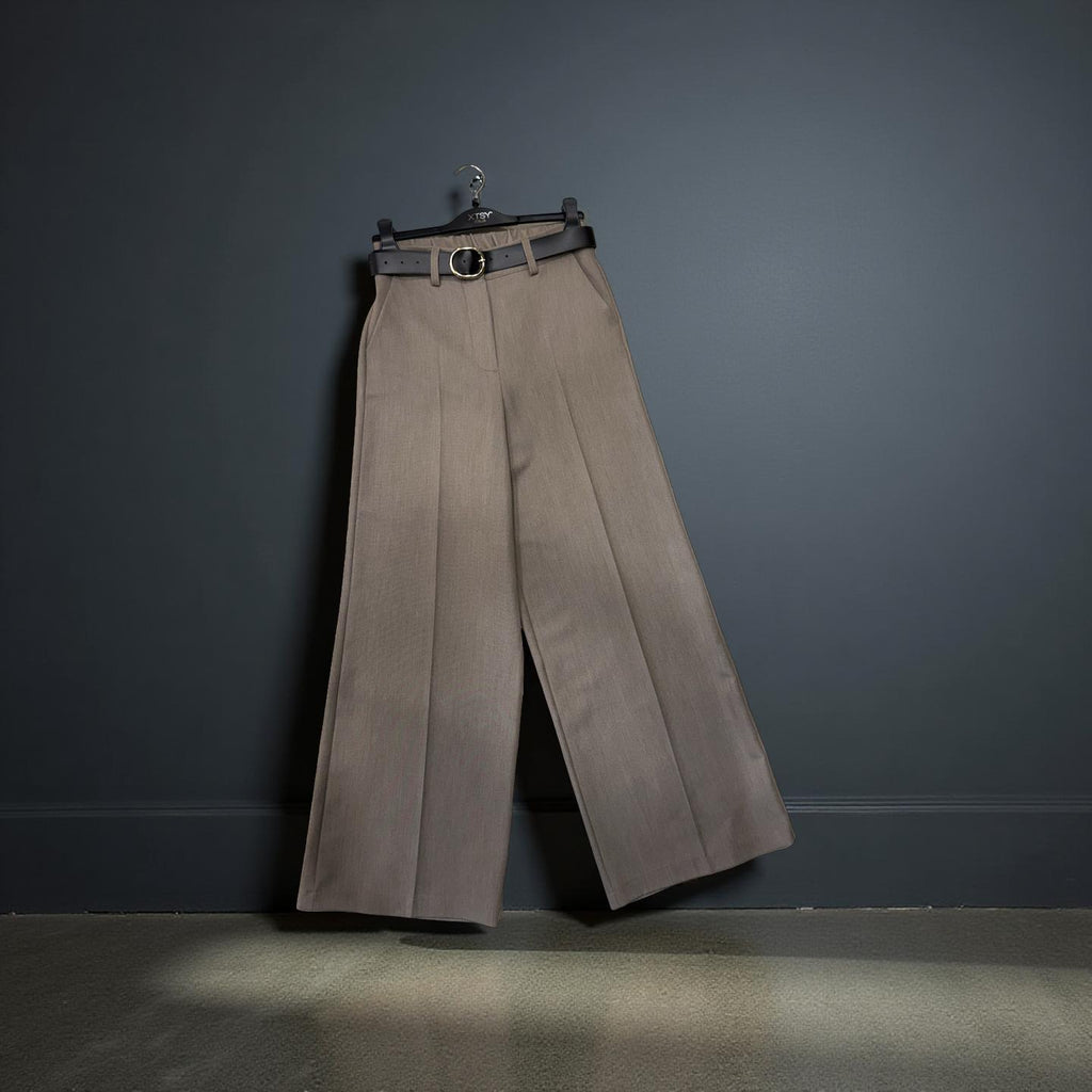 PANTALONE CON TASCHE A FRISO